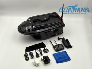 Boatman Black Actor Plus Sonar Compass Bait Boat