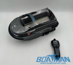 Boatman Vulcan V2 Carbon GPS Bait Boat. 16 Stored Locations, 60 Satellites
