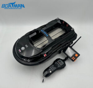 Boatman Vulcan V2 Black Sonar Bait Boat.