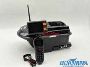 Vulcan Mini Basic Black Pro GPS & Sonar Bait Boat. 16 Stored Locations, 60 Satellites